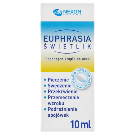 Nexon Euphrasia Świetlik Łagodzące Krople Do Oczu 10ml