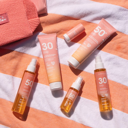 Alphanova Daily Sun, Glow, olejek do opalania SPF30, 125 ml