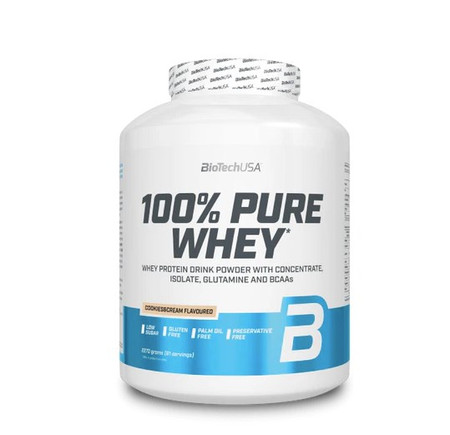 BioTech USA 100% Pure Whey odżywka białkowa 2270g smak ciasteczko z kremem
