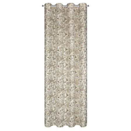 ZASŁONA GOTOWA LUCINA 140 X 250 CM SREBRNY