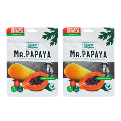 Zestaw: 2x GEORGE & STEPHEN suszone owoce Mr.Papaya 50g