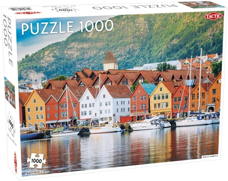 Puzzle 1000 Around the World Northern Stars Bergen Harbour -