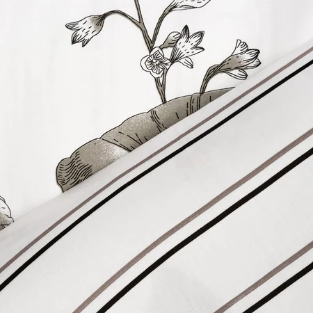 Komplet pościeli satynowej Spring 39, 140 x 200 cm, Biały