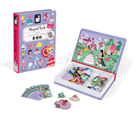 Janod Magnetyczna układanka Księżniczki Magnetibook