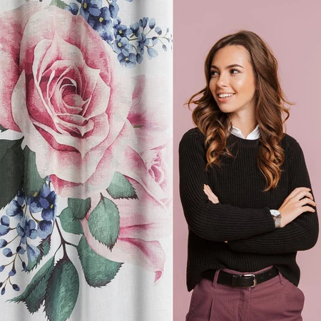 ZASŁONA GOTOWA LIA 140 X 260 CM BIAŁY