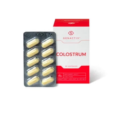 GENACTIV Colostrigen kapsułki 200mg, 60 kaps. - bioaktywne Colostrum Bovinum 2h