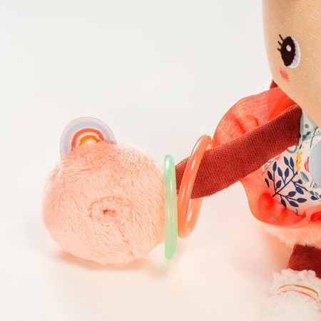 LILLIPUTIENS Przytulanka aktywizująca wielofunkcyjna Sarenka Stella 9 m+