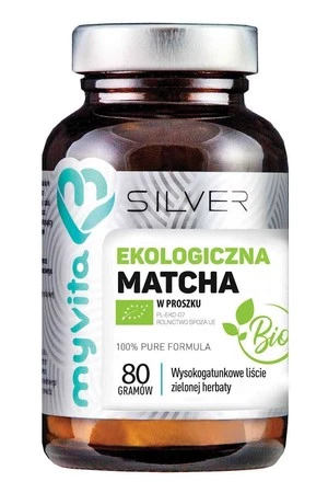 Myvita Silver Ekologiczna Matcha Proszek Bio 80 G