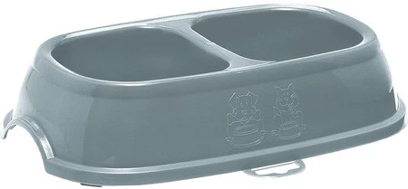 ZOLUX Miska plastikowa podwójna Break 11 2x 0,4 l