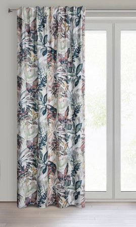 ZASŁONA GOTOWA LILIA NA TAŚMIE 140 X 270 CM BIAŁY