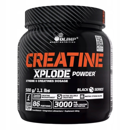 Olimp Creatine Xplode Powder 500 g smak pomarańcza