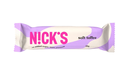 N!CK'S Nicks Soft Toffe Baton z nadzieniem karmelowym bez cukru 28g