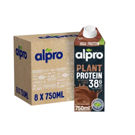 Zestaw 8x ALPRO Napój Sojowy wysoko białkowy 750 ml smak czekolada