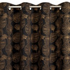 ZASŁONA GOTOWA MARIGOLD 140 X 250 CM CZARNY