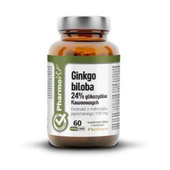 Pharmovit Herballine Ginko biloba 24% glikozydów 60 kaps.