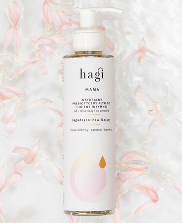 Hagi Mama - Naturalny płyn do higieny intymnej, nawilżająco-kojący 200ml