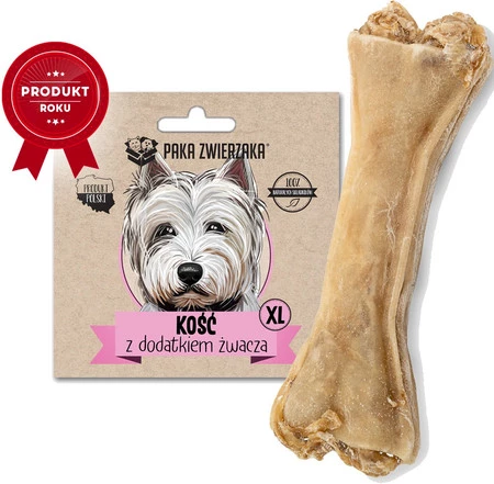 PAKA ZWIERZAKA Kość z dodatkiem Żwacza XL 17cm