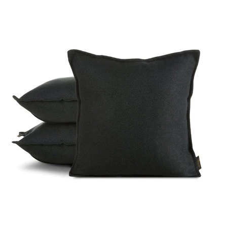 Poszewka dekoracyjna czarna LUNA 45X45