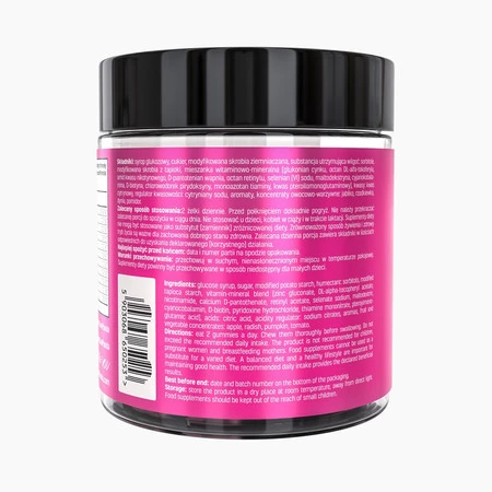 Noble Health Hair Care Panda witaminy na włosy w żelkach 300g