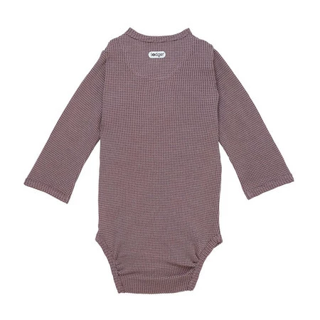 Lodger Body kopertowe niemowlęce długi rękaw bawełniane wrzosowe Ciumbelle Rose r. 74