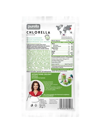 Purella Superfoods Chlorella proszek 21g