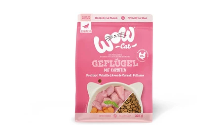 WOW CAT Junior Geflugel - karma z drobiu dla kociąt (325g)