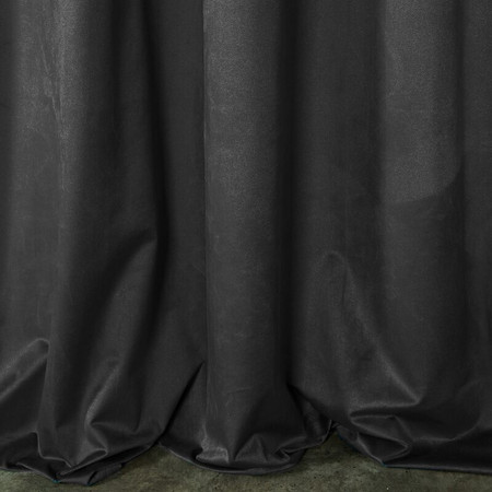 ZASŁONA GOTOWA D91 ROSA NA TAŚMIE 140 X 270 CM CZARNY