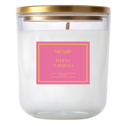 ŚWIECA SOJOWA ZAPACHOWA PIĘKNA TUBEROZA 180 ml - YOUR CANDLE