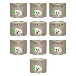 Zestaw 10x DOG'S LOVE Senior Wild - dziczyzna karma dla starszych psów (200g)