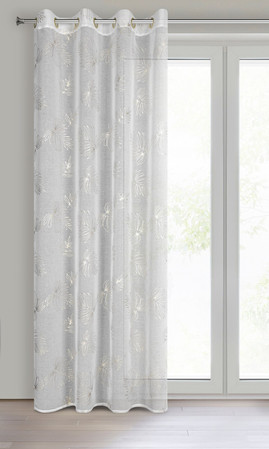 FIRANA GOTOWA CAPRI 140 X 250 CM BIAŁY