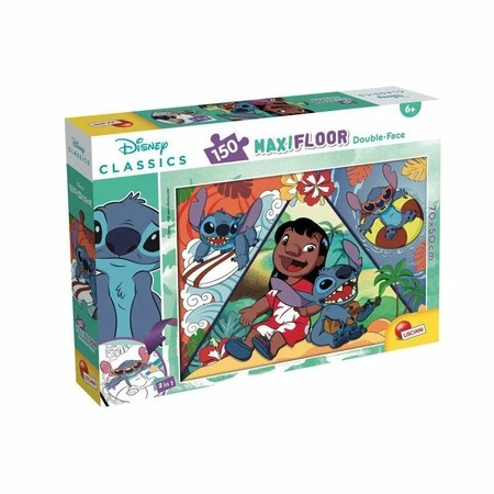 Puzzle podłogowe dwustronne Maxi Floor 150el Lilo i Stitch 105830 LISCIANI