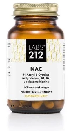 LABS212 NAC - N-Acetylo-L-Cysteina 300 mg (60 kaps.)