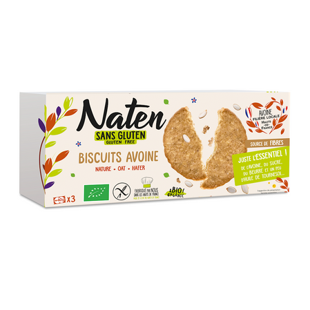 Ciastka Owsiane Bezglutenowe BIO 130 g