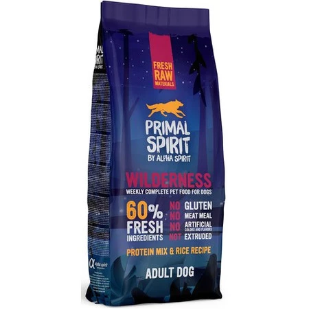 Primal Spirit by Alpha Spirit Karma dla psa Wilderness Kurczak z wieprzowiną i rybą 12 kg