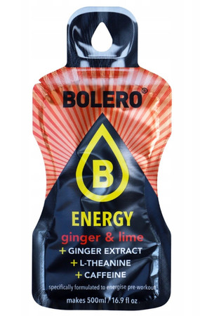 Bolero Energy Imbir i Limonka 14g napój ze stewią w proszku bez cukru