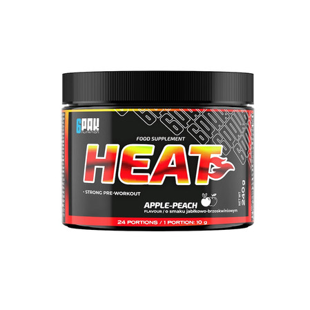 6PAK HEAT 240g JAR APPLE-PEACH