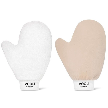 Veoli - Zestaw rękawic do aplikacji samoopalacza i peelingu I Glove Peel & I Glove Tan