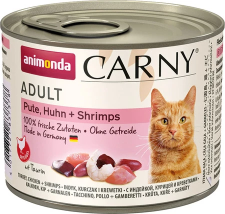ANIMONDA Carny ADULT Indyk Kurczak Krewetki 200g