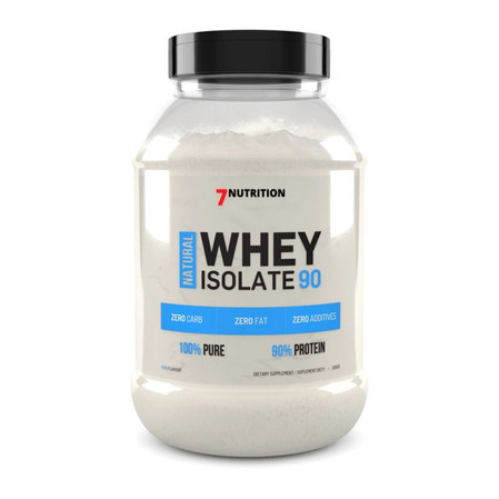 7NUTRITION NATURAL WPI 90 odżywka białkowa izolat 1000g smak Naturalny