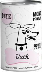 Paka Zwierzaka Pepe Duck 99% kaczka- karma mokra dla psa - 400g