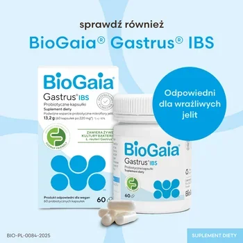 BioGaia Gastrus smak mandarynkowy 30 szt. tabl. do żucia