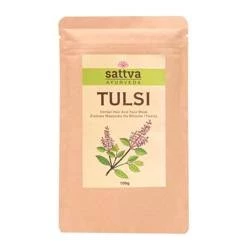 Zestaw 2x Sattva - Maseczka ziołowa do twarzy Tulsi 100g