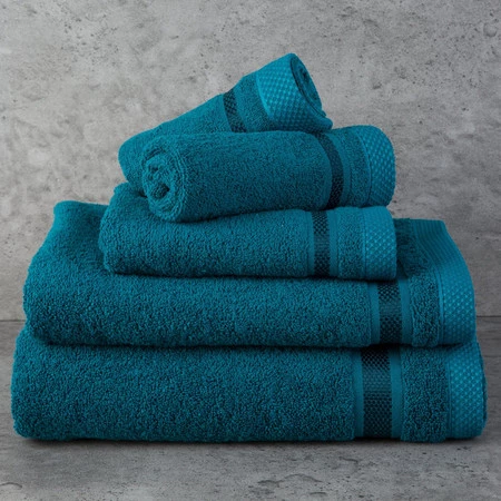 Ręcznik Abbie (01), 40 x 60 cm, Turkusowy