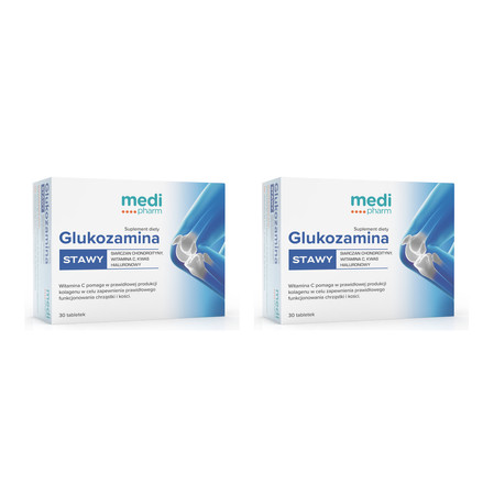 Zestaw: 2x Medi pharm Glukozamina 30 tabl.