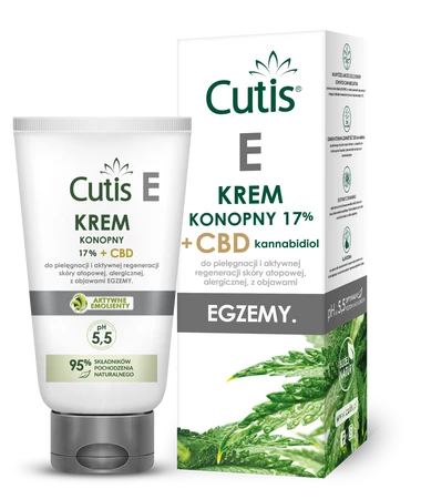 Cutis E - EGZEMA krem konopny 17% + CBD 120 ml