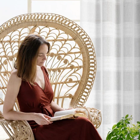 ZASŁONA GOTOWA AGATA 140 X 250 CM BIAŁY