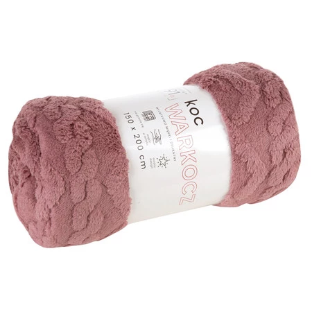 KOC D91 WARKOCZ 200 X 220 CM PUDROWY RÓŻ