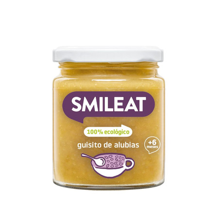  Smileat, BIO Słoiczek z gulaszem z fasoli 6m+, 230 g