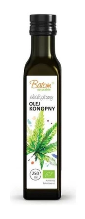 OLEJ KONOPNY TŁOCZONY NA ZIMNO BIO 250 ml - BATOM