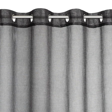 FIRANA GOTOWA CARLI 140 X 250 CM CZARNY